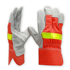 Cowhide Firefighting Gloves Gardening Protection Labor Welding Gloves, A2604