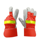 Cowhide Firefighting Gloves Gardening Protection Labor Welding Gloves, A2604
