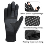 Touch Screen Anti-slip Waterproof Outdoor Sports Warm Cycling Gloves, S, M, L, XL