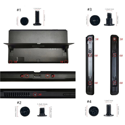 For Switch OLED Host 44 In 1 Screw Set Replacement Accessories