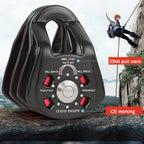 XINDA  Outdoor Three Pulley Cableway Crosses Rock Climbing Hoisting Ball Bearing