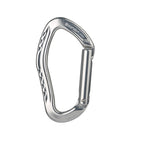 XINDA  22KN Rock Climbing  Straight Quickdraw Spring-loaded Gate Buckle Aluminum Carabiner, XD-8126 (Silver), XD-8126 (Blue), XD-8126 (Black), XD-8126 (Red), XD-8126 (Orange)