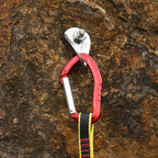 XINDA  22KN Rock Climbing  Straight Quickdraw Spring-loaded Gate Buckle Aluminum Carabiner, XD-8126 (Silver), XD-8126 (Blue), XD-8126 (Black), XD-8126 (Red), XD-8126 (Orange)