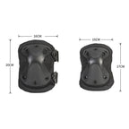 4pcs/set  Sports Knee and Elbow Pads Outdoor Sport Safety Gear Drop
