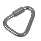 Xinda Stainless Steel Triangle Connecting Ring Meilong Lock Rock Climbing Equipment, 6mm, 8mm, 10mm