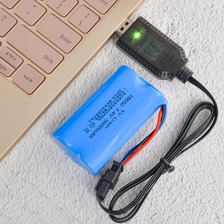 7.4V Smart Chip Protection USB Plug Lithium Battery Charging Cable