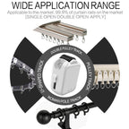 X101 Smart Home Automatic Curtain Machine With RC, Style:, Track Model Single Host, Track Model Double Host, Track Model Single Host+Gateway, Track Model Double Host+Gateway, Roman Pole Model Single Host, Roman Pole Model Double Host                   ...