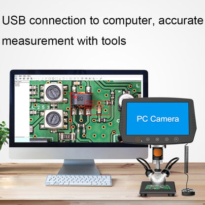 1000X 9-Inch HD Circuit PCD Board Inspection And Maintenance Digital Microscope, 1000X 9-Inch
