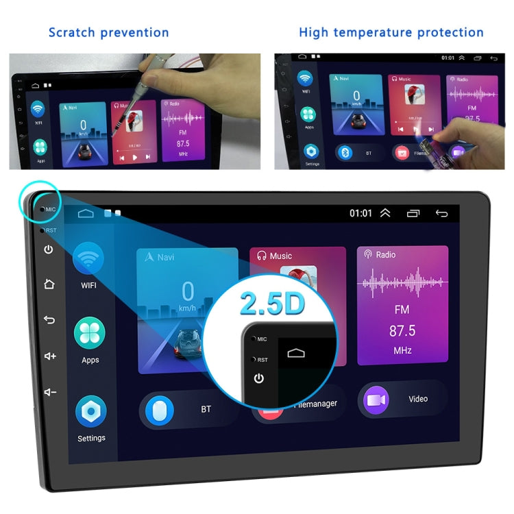 Dual-Spindle Universal Central Control Screen Car Navigator Reversing Video Player, A3012 9 Inch Android Navigation CarPlay 1+32G, A3018 9 Inch Android Navigation CarPlay 2+64G