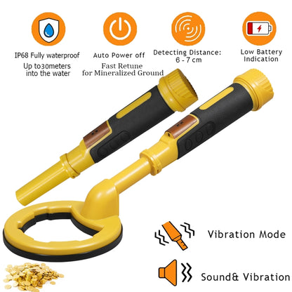 2 In 1 Underwater Metal Detector IP68 Waterproof 60m Submersible Detector, 2 In 1 Underwater Detector