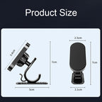 D6 360-degree Rotating Magnetic Suction Car Mobile Phone Holder, Rotating Holder
