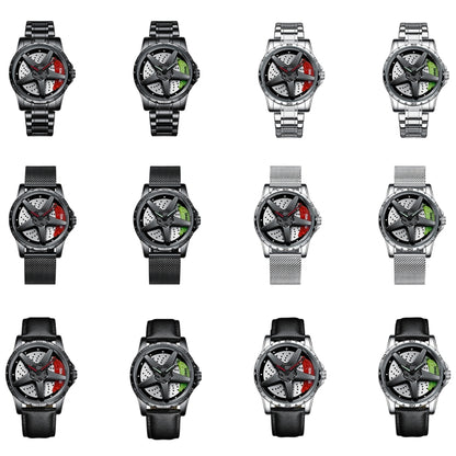 BINBOND D002 Car Hub Dial Multifunctional Waterproof and Wear-resistant Men's Watch