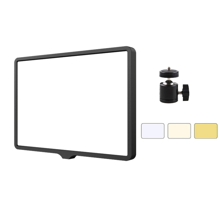 10 Inch 3000-6500K Three-color Temperature Photography Flat-panel Live Fill Light,Spec:, Only Light, 30cm Bracket, 42CM Bracket, 0.5m Bracket, 2.1m Bracket, 2.1m Bracket+Clip, Small Tripod