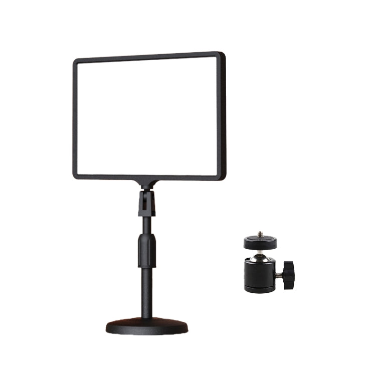 10 Inch 3000-6500K Three-color Temperature Photography Flat-panel Live Fill Light,Spec:, Only Light, 30cm Bracket, 42CM Bracket, 0.5m Bracket, 2.1m Bracket, 2.1m Bracket+Clip, Small Tripod