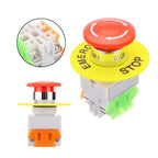 2pcs LAY37-11ZS Elevator Emergency Stop Mushroom Head Button, LAY37-11ZS
