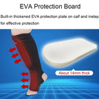 Elastic Breathable Karate Leg Guards Taekwondo EVA Board Protective Gear, S (White), M (White), L (White), XL (White), S (Black), M (Black), L (Black), XL (Black)