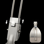 304 Stainless Steel Folding Frying Spatula Outdoor Camping Portable Tableware