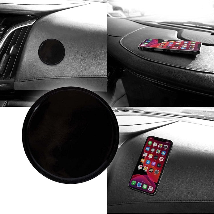 10pcs 5cm Vehicle Round Strong Sticky Non-slip PU Mat, 5cm, 7cm