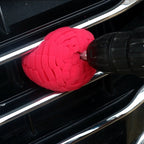 2pcs Car Wheel Rim Small Area Sponge Polishing Ball, 2 in 1