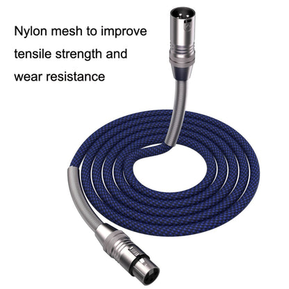 LHD010 Caron Male To Female XLR Dual Card Microphone Cable Audio Cable, 0.3m, 0.5m, 1m, 1.8m, 2m, 3m, 5m, 8m, 10m, 12m, 15m, 20m, 25m, 30m, 40m, 50m, 60m