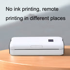 Home Small Phone Office Wireless Wrong Question Paper Student Portable Thermal Printer, Style:, Bluetooth Edition+50pcs A4 Paper, Bluetooth Edition+100pcs A4 Paper, Bluetooth Edition+200pcs A4 Paper, Bluetooth Edition+500pcs A4 Paper                   ...