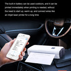 Home Small Phone Office Wireless Wrong Question Paper Student Portable Thermal Printer, Style:, Bluetooth Edition+50pcs A4 Paper, Bluetooth Edition+100pcs A4 Paper, Bluetooth Edition+200pcs A4 Paper, Bluetooth Edition+500pcs A4 Paper                   ...