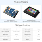 Waveshare RP2350 Dual-Core Development Board With 3.5-Inch 320x480 LCD, 65K Color Display, Standard Ver, With Case and OV5640 camera
