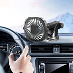 Car Suction Cup Fan Desktop Dormitory Office Kitchen Fan, Retractable (White), Retractable (Pink), Retractable(Black)