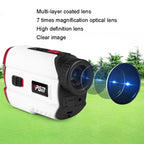 PGM JQ015 IP54 Waterproof Golf Laser Distance Meter Telescope, Measuring Distance: 400m, Measuring Distance: 600m(White)