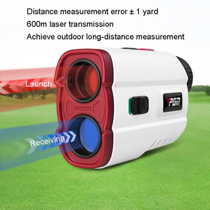 PGM JQ015 IP54 Waterproof Golf Laser Distance Meter Telescope, Measuring Distance: 400m, Measuring Distance: 600m(White)