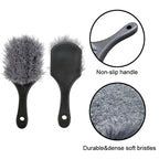 Multi-functional Wheel Washing Brush Carpet Cleaning Soft Brush, Color:, Gray, Yellow