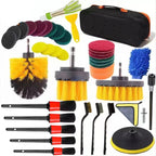Car Air Conditioner Air Outlet Electric Drill Cleaning Brush, 40 in 1