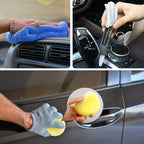 Car Air Conditioner Air Outlet Electric Drill Cleaning Brush, 40 in 1