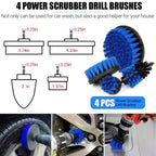 Car Wash Waterproof Gloves Wheel Hub Cleaning Brush, 30 in 1