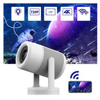 J1 1280 X 720P Projector WiFi 6 Android 11 System Supports Mirroring Screen, EU Plug, US Plug, UK Plug, AU Plug