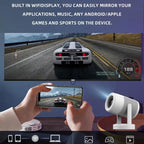 J1 1280 X 720P Projector WiFi 6 Android 11 System Supports Mirroring Screen, EU Plug, US Plug, UK Plug, AU Plug