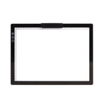 A4-D28B Rechargeable Copy Desk Drawing Board, With Charging Line, With Charging Line+US Plug Adapter, With Charging Line+UK Plug Adapter, With Charging Line+EU Plug Adapter, With Charging Line+AU Plug Adapter