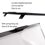 A4-D28B Rechargeable Copy Desk Drawing Board, With Charging Line, With Charging Line+US Plug Adapter, With Charging Line+UK Plug Adapter, With Charging Line+EU Plug Adapter, With Charging Line+AU Plug Adapter