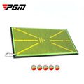 PGM DJD038 Golf Batting Pad Swing Practitioner Beads Training Trace Detection Cushion, Style:, With 5 Sponge Balls, Without Balls