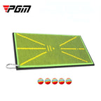 PGM DJD038 Golf Batting Pad Swing Practitioner Beads Training Trace Detection Cushion, Style:, With 5 Sponge Balls, Without Balls