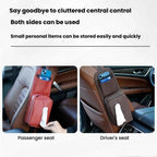 Car Seat Side Storage Pocket Hanging Leather Tissue Holder