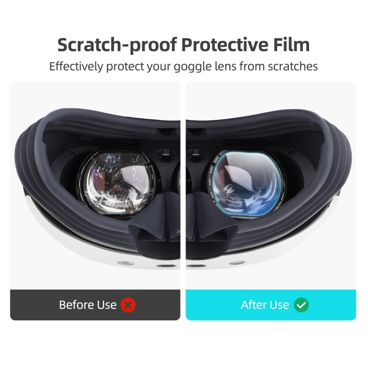 Hifylux PS-FF29 For PlayStation VR2 Lens Protective Film Set HD Scratch-Proof TPU Soft Film, For PlayStation VR2