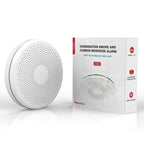 RH-WS11-W WiFi 2 In 1 Smoke Alarm Carbon Monoxide Composite Smoke Sensor, RH-WS11-W