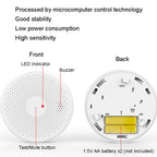 RH-WS11-W WiFi 2 In 1 Smoke Alarm Carbon Monoxide Composite Smoke Sensor, RH-WS11-W