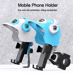Small Helmet Sunscreen Phone Stand Bracket Motorcycle Mobile Phone Holder,Spec:, Handlebar White, Rearview Mirror Blue, Rearview Mirror White, Blue Helmet, White Helmet