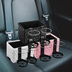 Car Armrest Box Folding Storage Box Multifunctional Water Cup Holder