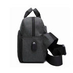 SLR Camera Bag Men Crossbody  Photography Bag Waterproof Carrying Case with USB Charging Port, Large, Small