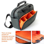 SLR Camera Bag Men Crossbody  Photography Bag Waterproof Carrying Case with USB Charging Port, Large, Small
