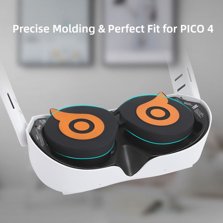 Hifylux PC-ZF23 For PICO 4 Owl Lens Protector Dust Scratch VR Glasses Silicone Case, PC-ZF23 White, PC-ZF23 Orange, PC-ZF23 Yellow
