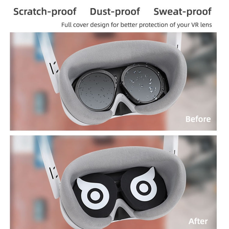 Hifylux PC-ZF23 For PICO 4 Owl Lens Protector Dust Scratch VR Glasses Silicone Case, PC-ZF23 White, PC-ZF23 Orange, PC-ZF23 Yellow